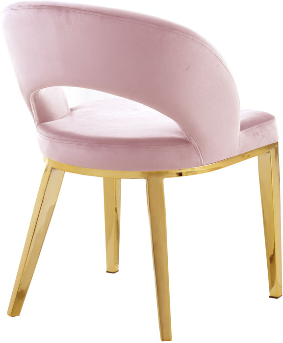 Roberto - Dining Chair with Gold Legs