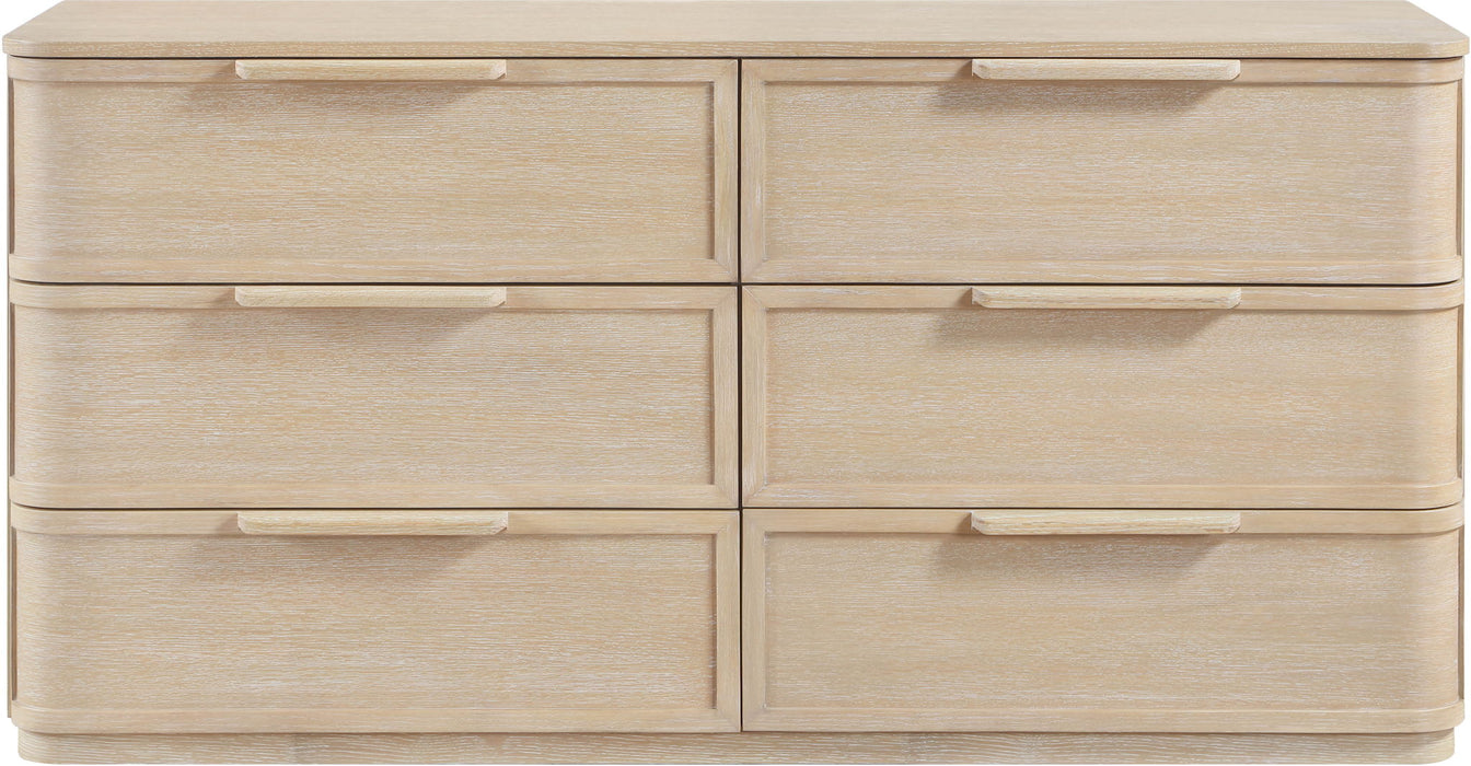 Tiberio - Oak Veneer And Solid Wood Dresser