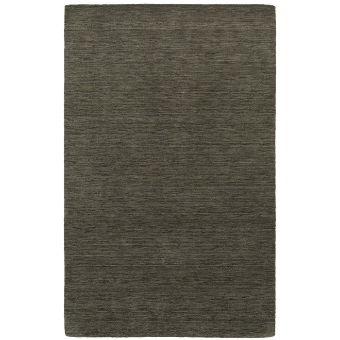 5' X 8' Wool Hand Tufted Area Rug - Charcoal