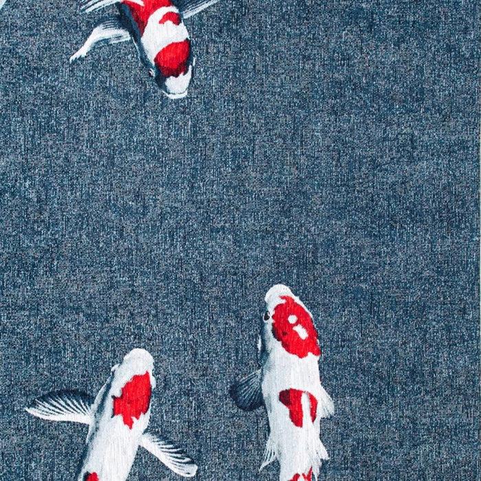 9' X 13' Abstract Washable Area Rug (552039) - Blue / White