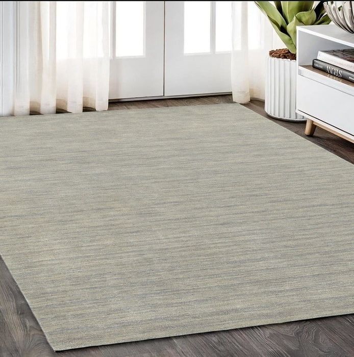 5' X 8' Wool Hand Tufted Modern Area Rug - Gray