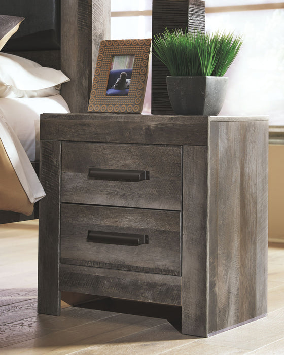 Wynnlow - Two Drawer Night Stand - Gray
