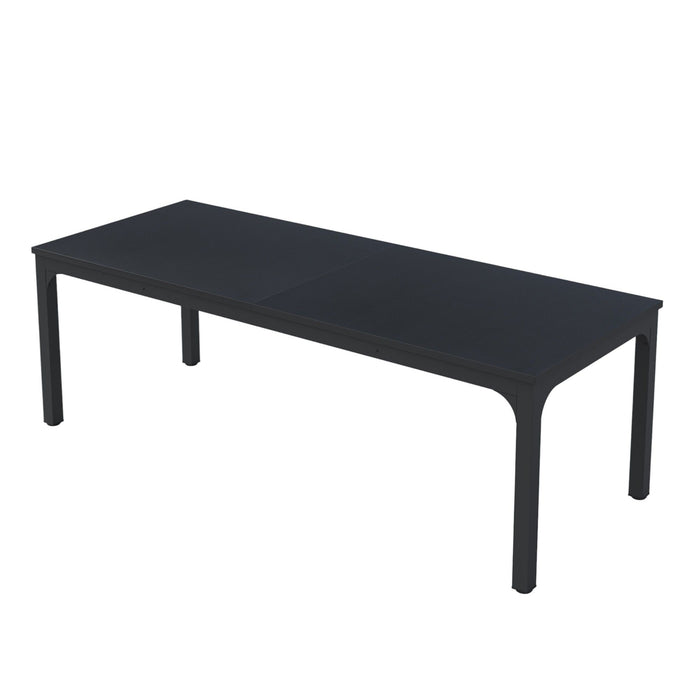 46" Solid Wood Dining Table - Black