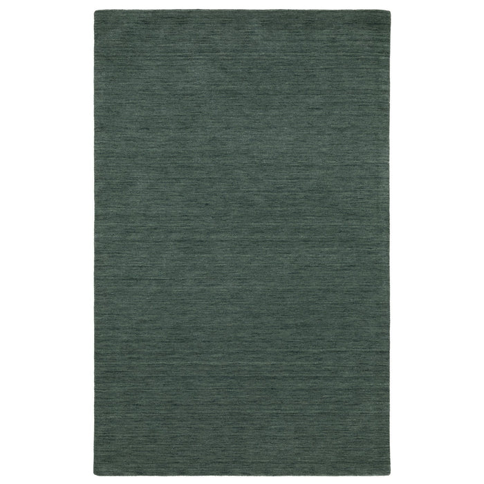 5' X 8' Wool Hand Tufted Area Rug - Teal And Blue