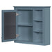 Giga bathroom vanity with medicine cabinet, modern design, two soft-close doors, and four drawers for stylish bathroom storage