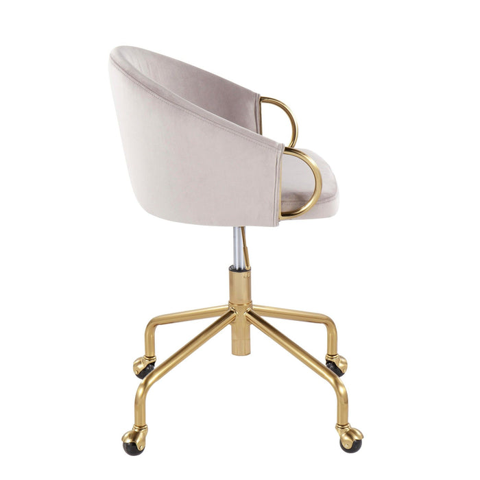 Claire - Task Chair - Gold Base