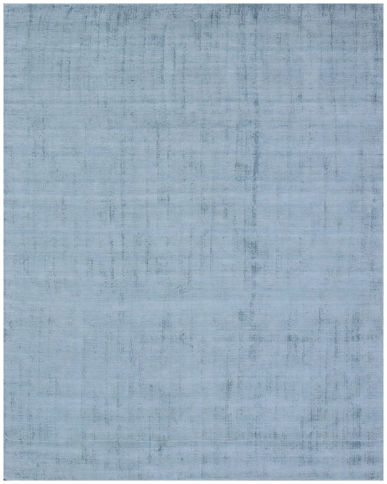10' x 14' Hand Loomed Area Rug - Denim Blue
