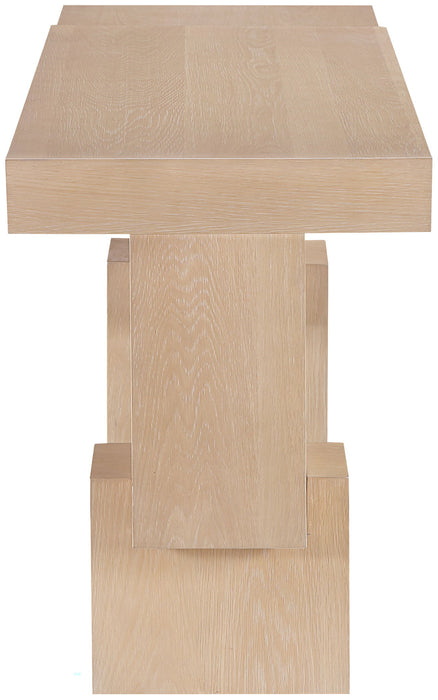 Anzio - Oak Veneer And Solid Wood Console Table