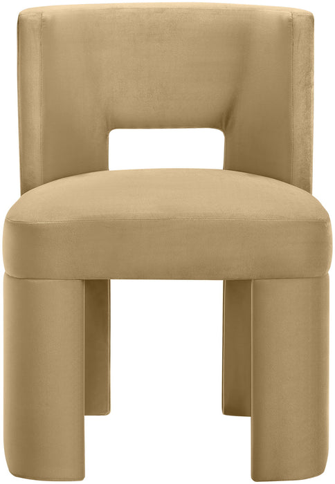 Zuno - Velvet Performance Fabric Upholstered Dining Chair (Set of 2)
