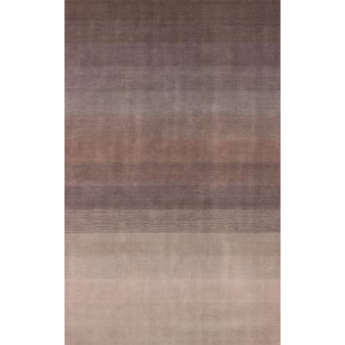 9' x 12' Ombre Hand Loomed Area Rug - Violet Taupe And Brown