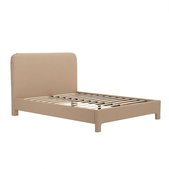 Layton - Rounded Corner Upholstered Bed