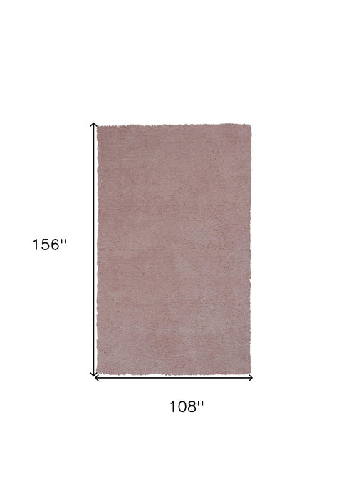 9' x 13' Hand Woven Area Rug - Rose Pink
