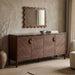 Varenna Acacia Wood Sideboard by Meridian Furniture showing a modern buffet with sleek design and natural wood finish.