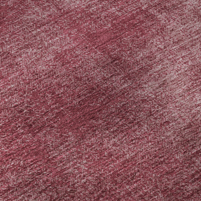 10' X 14' Abstract Washable Area Rug With UV Protection (679935) - Burgundy / Blush