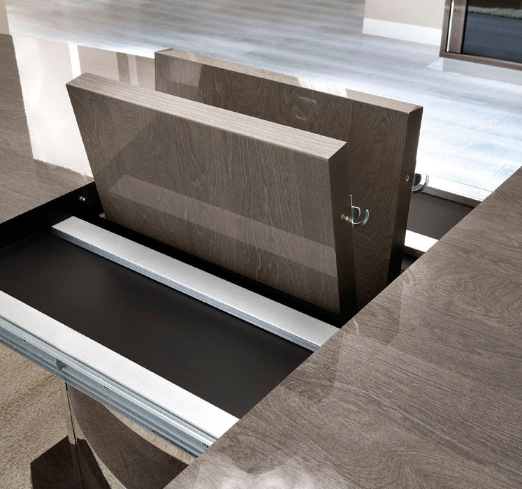 Platinum - Slim Dining Table - Silver Birch