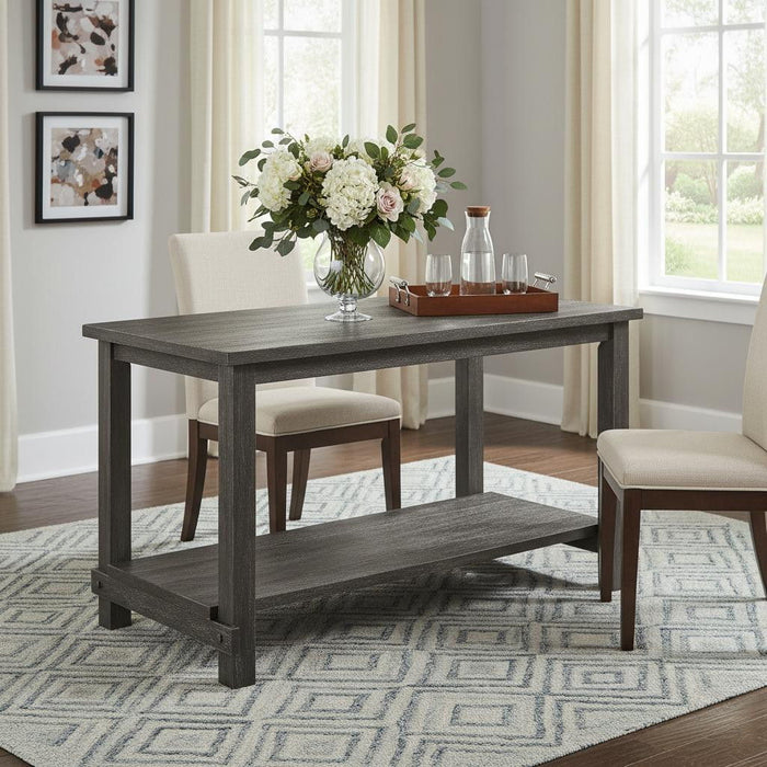 60" Wood Dining Table - Gray