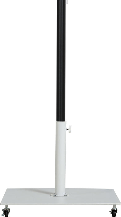 Amalfi - Aluminum Patio Umbrella - White Base / Black Pole
