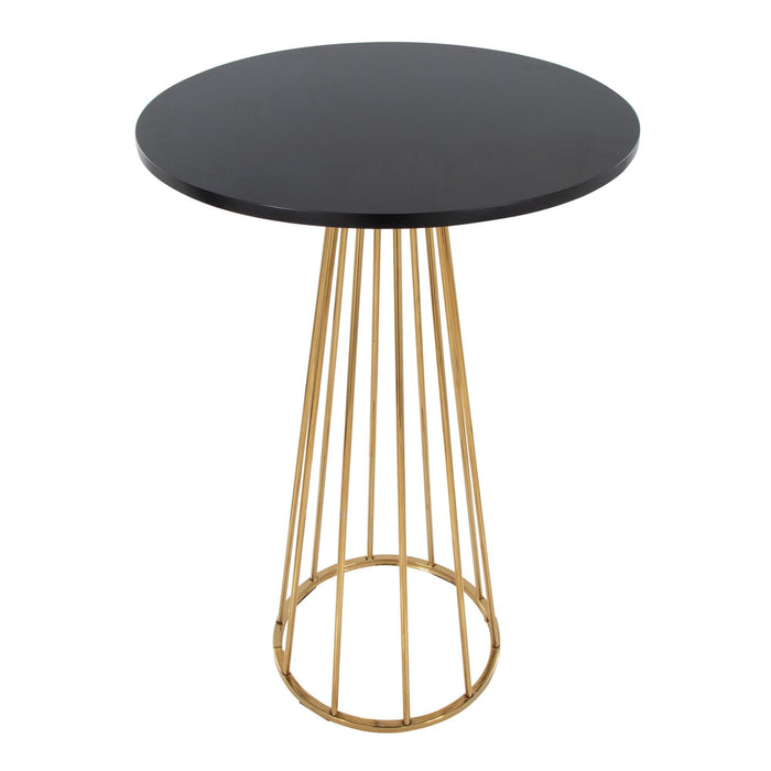 Canary - Bar Table - Gold Metal