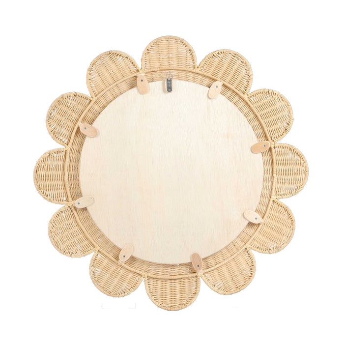 Coralie - Rattan Round Mirror