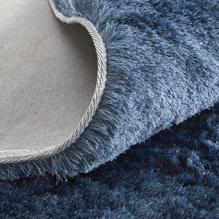7.5' x 9.5' Shag Hand Tufted Area Rug - Blue