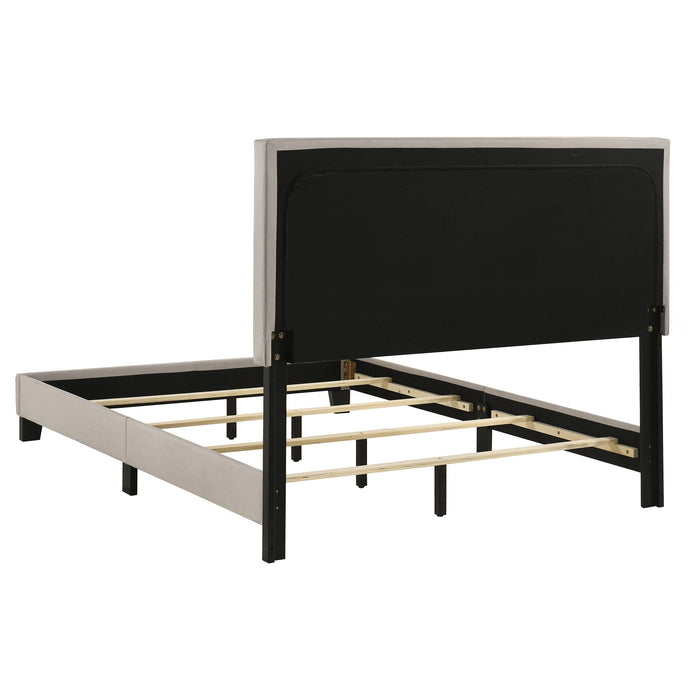 Boyd Upholstered Full Panel Bed Ivory