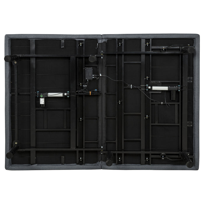 Tasca Full Dual-Motor Adjustable Bed Base in Black