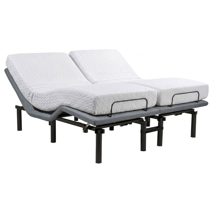 Tasca 2-Piece Split Eastern King Dual-Motor Adjustable Bed Base