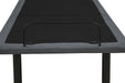 CoasterEveryday Tasca 2-piece split Eastern King dual-motor adjustable bed base in black finish