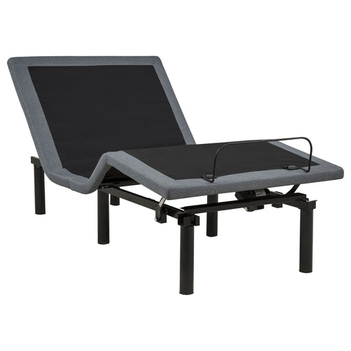 Tasca Twin XL dual-motor adjustable bed base by CoasterEveryday in black furniture finish