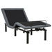 Tasca Twin XL dual-motor adjustable bed base by CoasterEveryday in black furniture finish