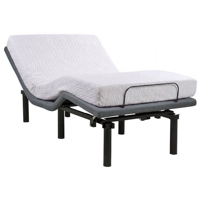 Tasca Twin XL Dual-Motor Adjustable Bed Base in Black
