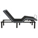 Tasca Twin XL dual-motor adjustable bed base in black by CoasterEveryday