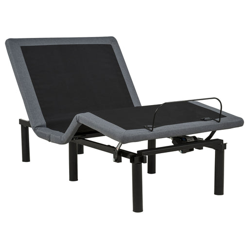CoasterEveryday Tasca Twin dual-motor adjustable bed base in black furniture frame