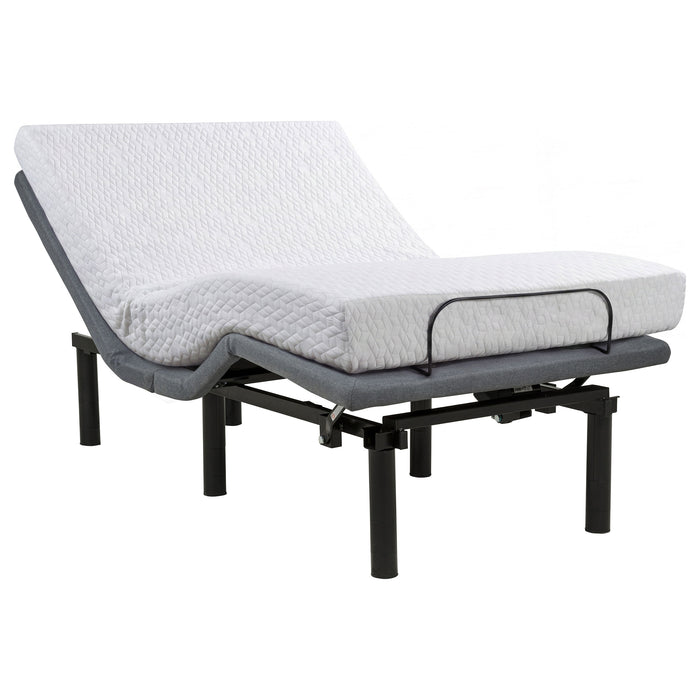 Tasca Twin Dual-Motor Adjustable Bed Base in Black