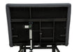 CoasterEveryday Tasca Twin dual-motor adjustable bed base in black viewed from the side