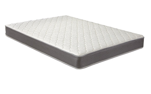CoasterEveryday Quimby 7-inch twin innerspring quilted foam mattress in white fabric cover