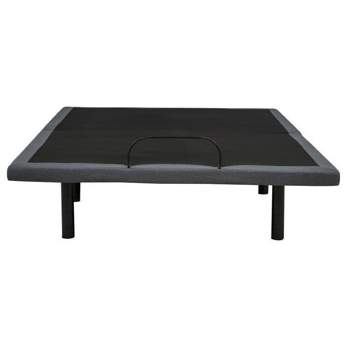Weston Queen Dual-Motor Massage Adjustable Bed Base in Black and Grey