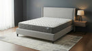 White Hayes Eastern King Firm Hybrid Mattress by CoasterEveryday, showing the plush top surface and supportive design.