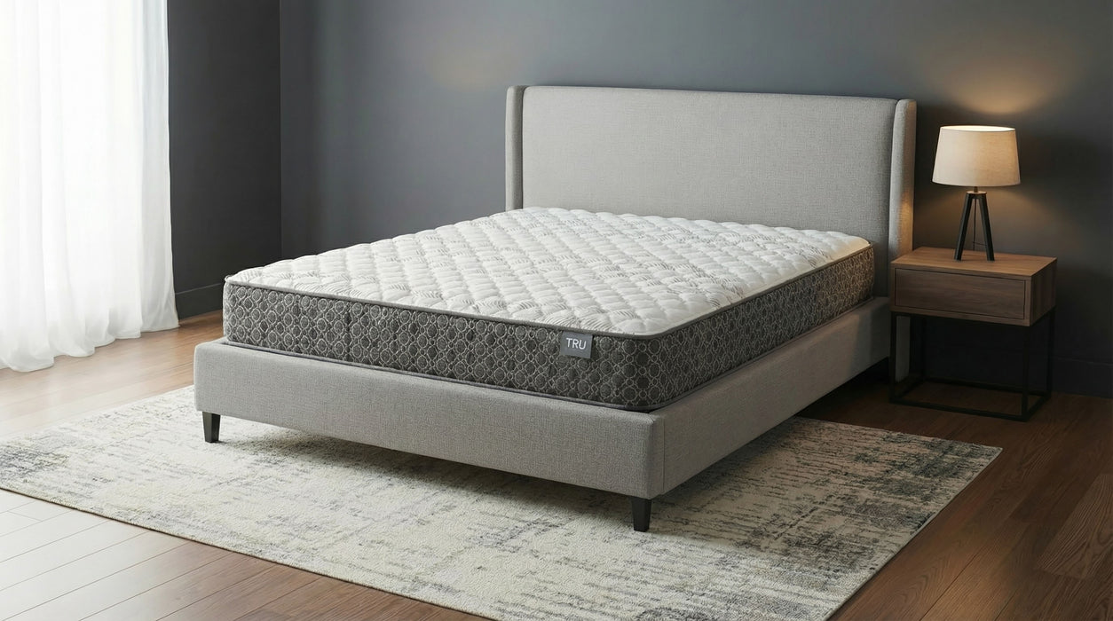 Hayes Eastern King Firm Tight Top Hybrid Mattress White