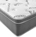 CoasterEveryday Sommet 13-inch California King bamboo hybrid mattress with euro top, showcasing plush surface and supportive design.
