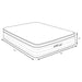 CoasterEveryday Montlake 15-inch full cool euro top foam hybrid mattress with plush surface and supportive construction.