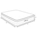 Montlake 15-inch East King Euro Top Foam Hybrid Mattress by CoasterEveryday with plush surface and supportive construction.