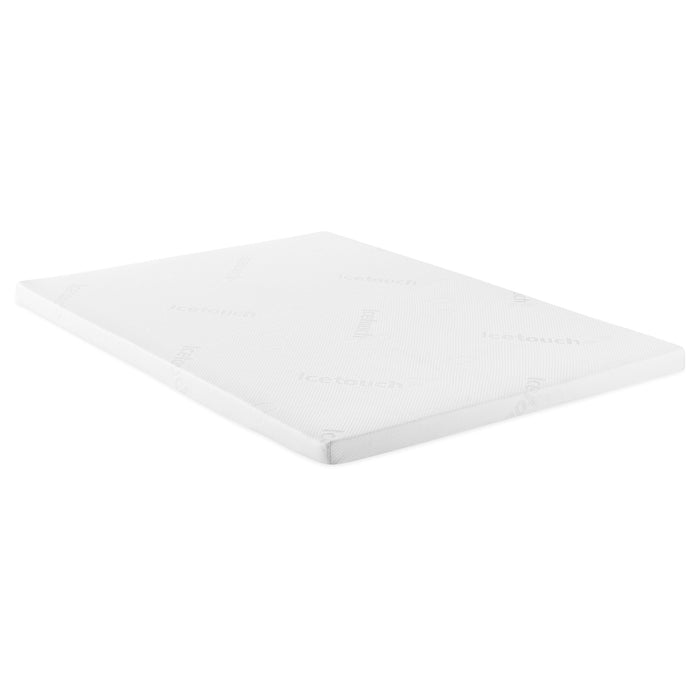Cascade 3-inch California King Cool Memory Foam Mattress Topper