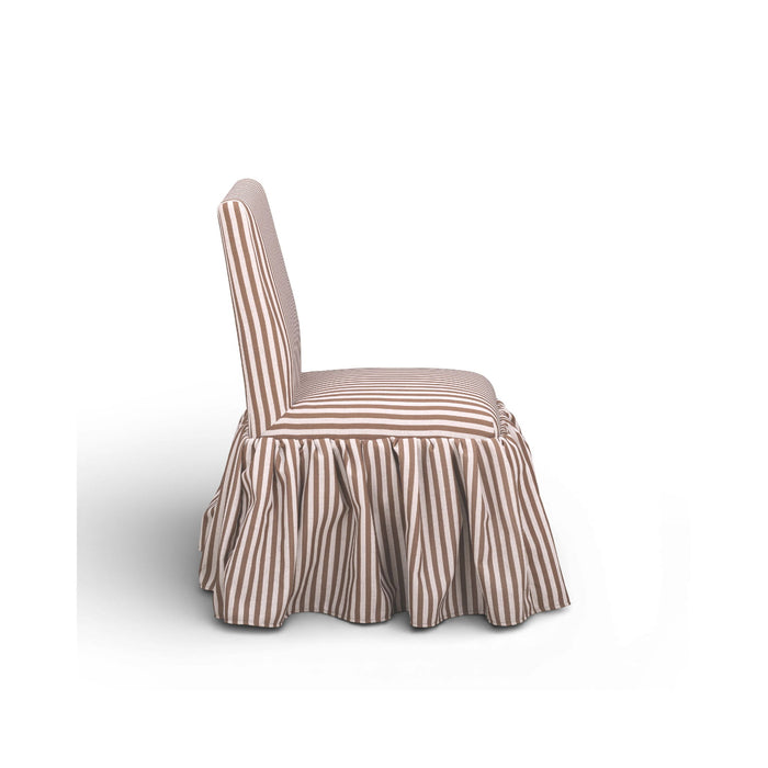 Gertrude - Striped Linen Dining Chair