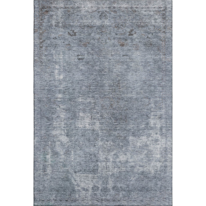 10' X 14' Abstract Washable Area Rug With UV Protection (695342) - Blue / Gray