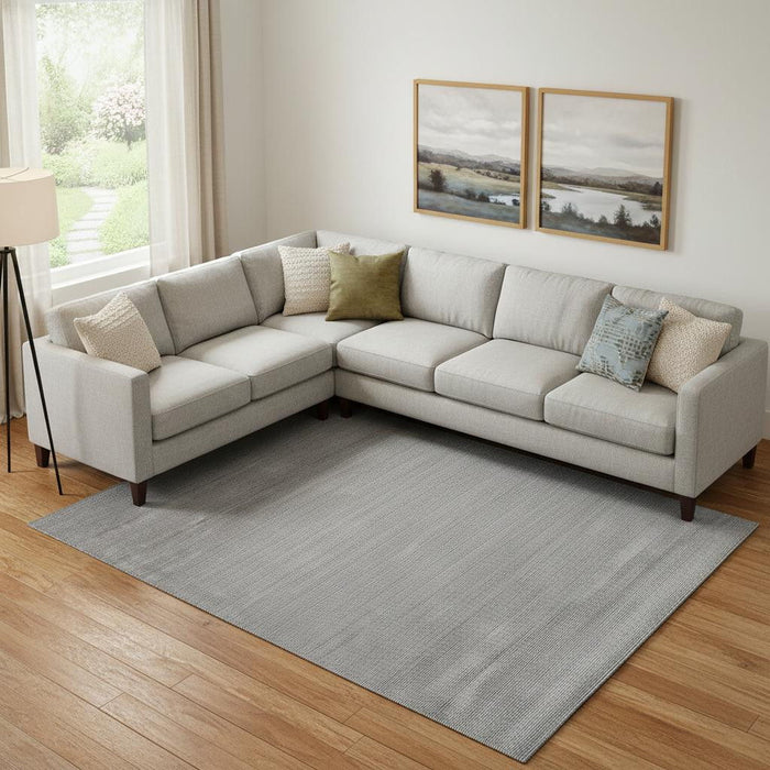 10' X 14' Hand Woven Area Rug (721523) - Gray