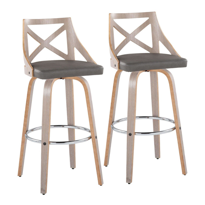 Charlotte - 30" Fixed-Height Barstool (Set of 2)