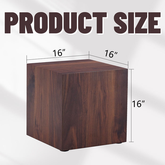 Giga walnut wood grain coffee table with sleek, elegant design for living room decor, showcasing smooth surface and modern style.
