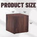 Giga walnut wood grain coffee table with sleek, elegant design for living room decor, showcasing smooth surface and modern style.