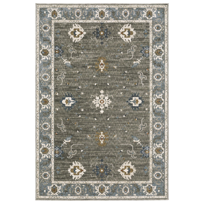 10' X 13' Oriental Area Rug - Blue
